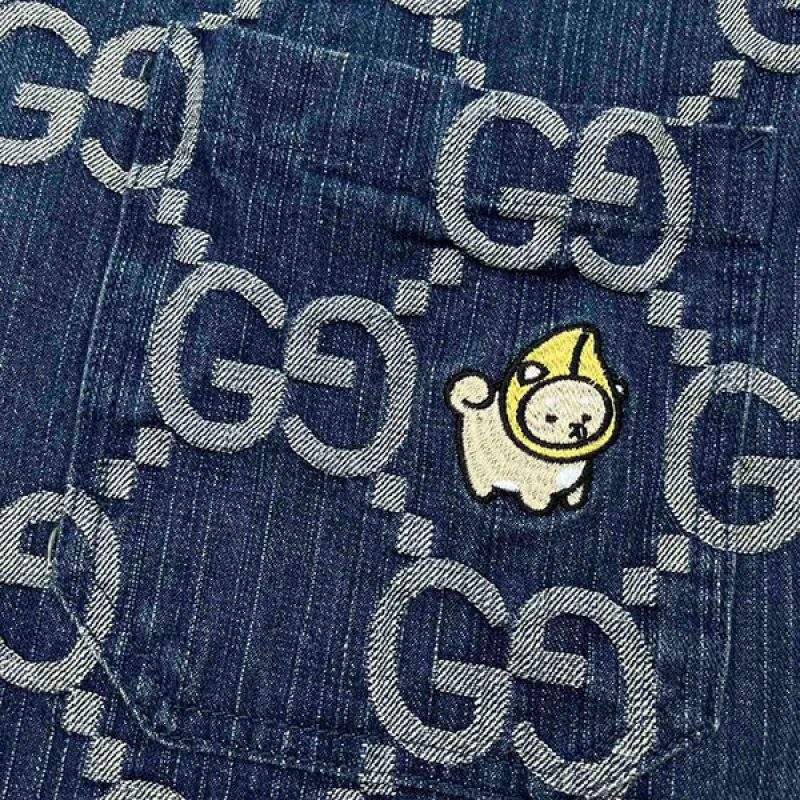 グッチ GG デニム 偽物 ジャケット Tシャツ gug22124