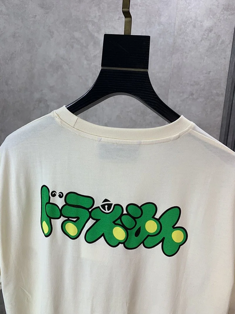 超話題!グッチxドラえもん コピー★コラボ★オーバーサイズ Tシャツ gug48308