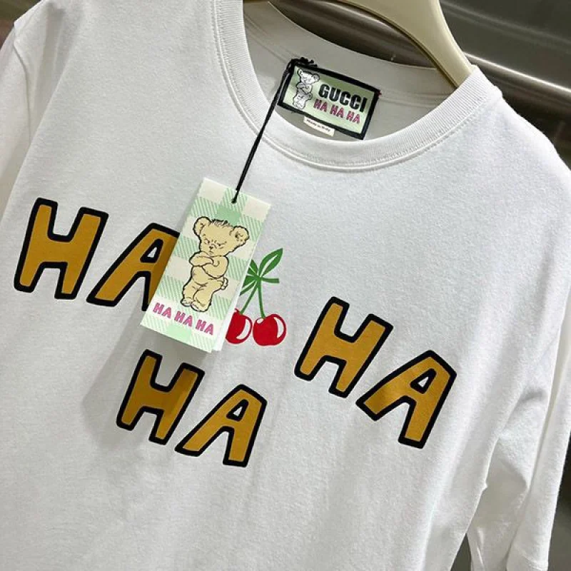 売上総額1位!グッチ さくらんぼ コットン Tシャツ コピー gug98874