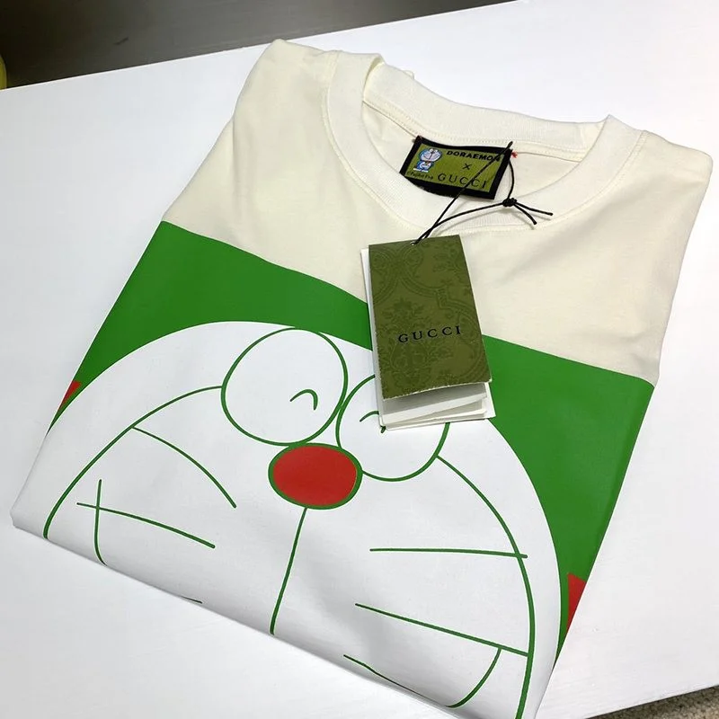 一目惚れ♪グッチxドラえもん コピー★コラボ★オーバーサイズ Tシャツ guh12331