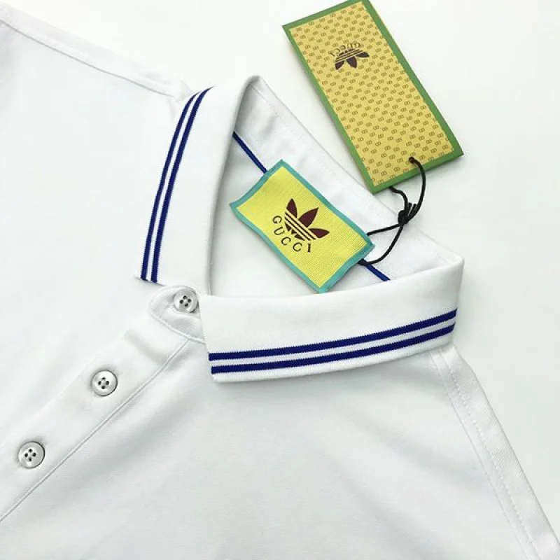 《大人気》アディダス x グッチ コットン ポロシャツ 偽物 guh66741