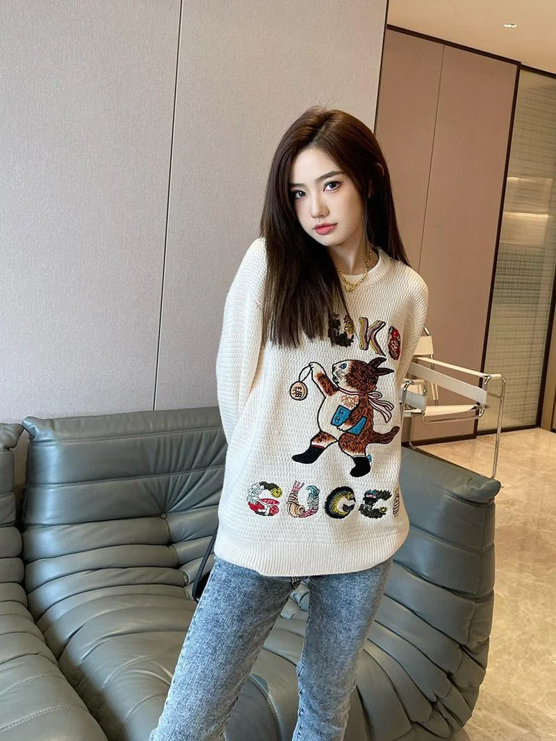 21-22AW グッチ セーター コピー GGジャガードコットyuku gui81822