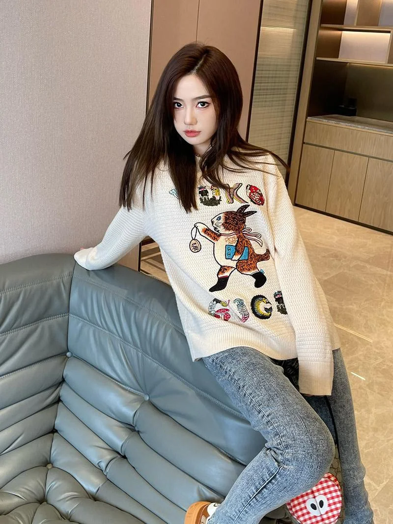 21-22AW グッチ セーター コピー GGジャガードコットyuku gui81822