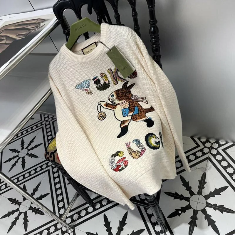 21-22AW グッチ セーター コピー GGジャガードコットyuku gui81822