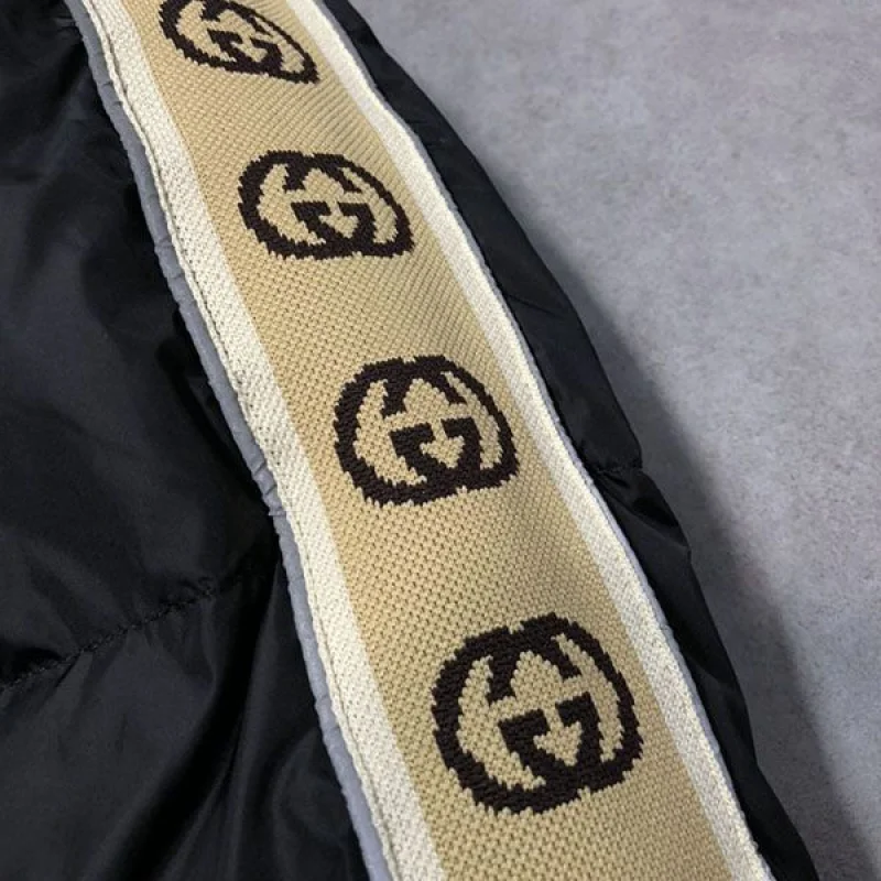 希少 グッチ GGコットン キャンバス ダウンジャケット コピー guj38675