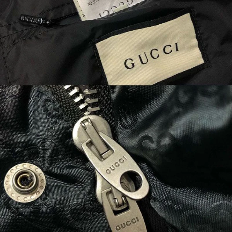 希少 グッチ GGコットン キャンバス ダウンジャケット コピー guj38675