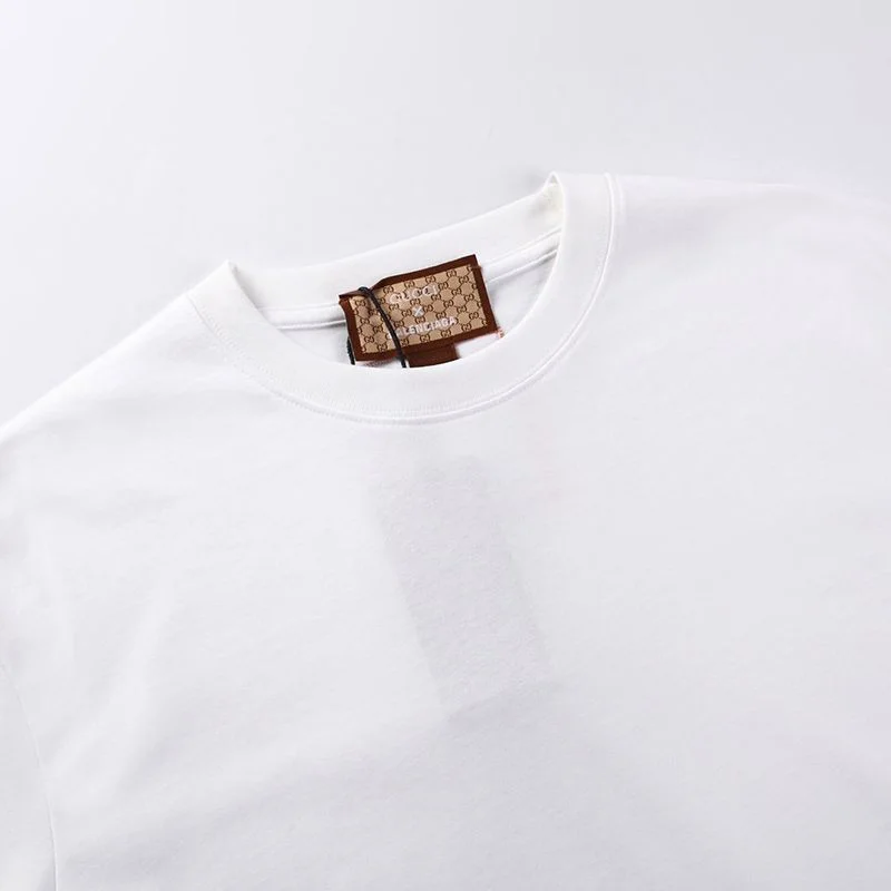 追跡付き発送バレンシアガ×グッチ コピー ホワイト ロゴ Tシャツ guj97303