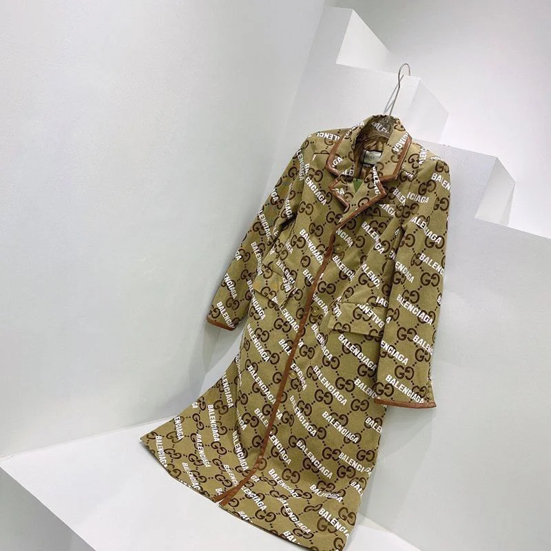 世界中で大人気♪グッチ バレンシアガ GGロゴロングコート コピー guk51547