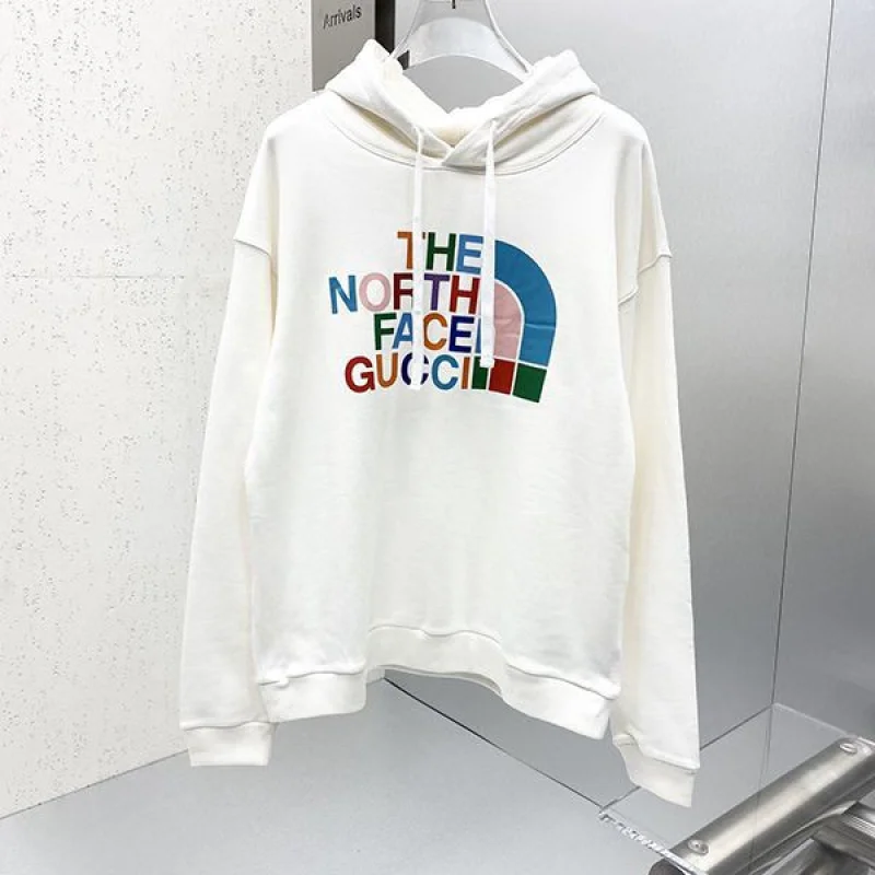 《大人気》グッチ ノースフェイス 偽物 コラボ 長袖コットン パーカー guk92160