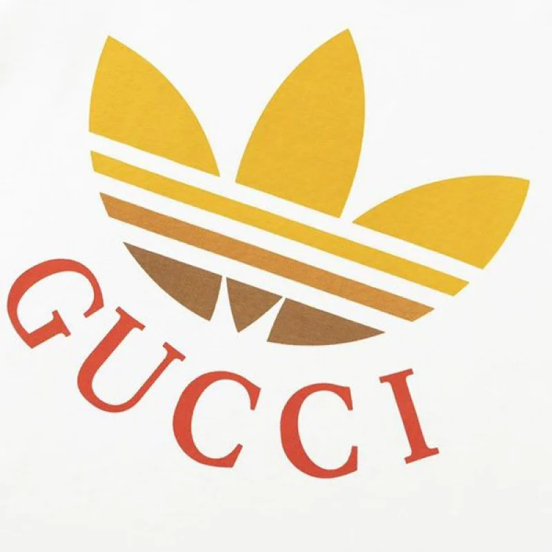 最安値挑戦 グッチ×adidas オーバーサイズ コットン コピー Tシャツ gul17263
