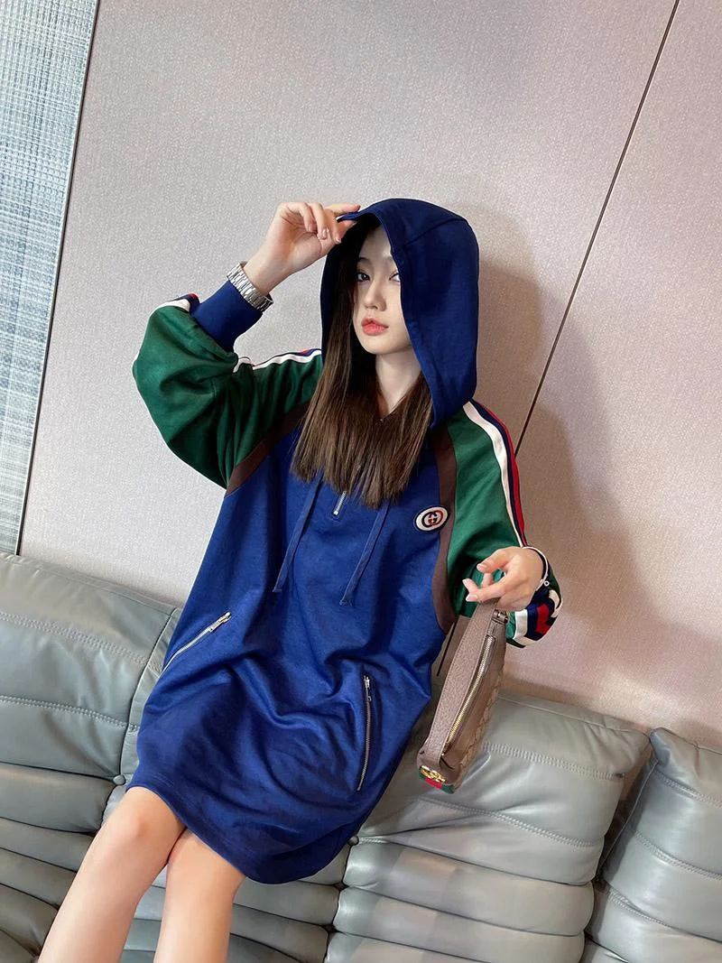 21-22AW グッチ フーディー コピージャージ トップス ロゴ 長袖 送料込み プレタ gum07735