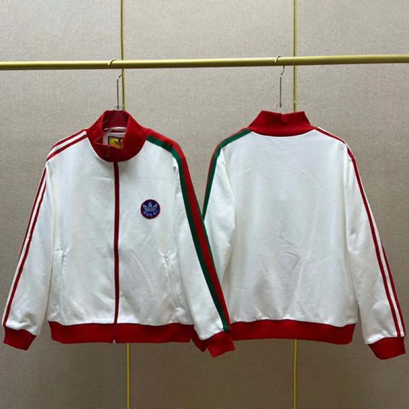 adidas x グッチ ヴィスコース ジップアップジャケット偽物 gud56491