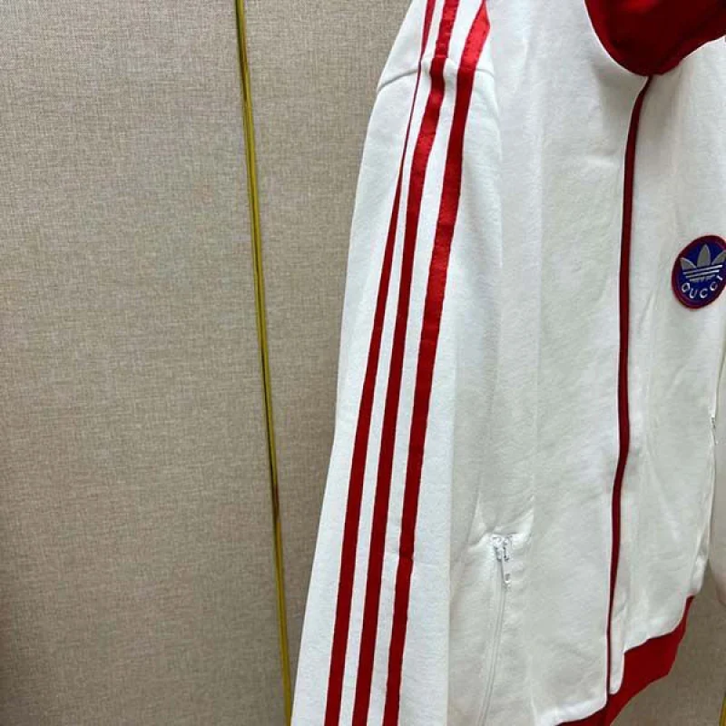 adidas x グッチ ヴィスコース ジップアップジャケット偽物 gud56491