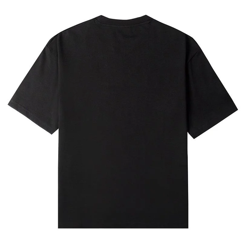 目を惹くカラーグッチ×バレンシアガ 心臓ロゴ Tシャツ コピー ブラック gun82569