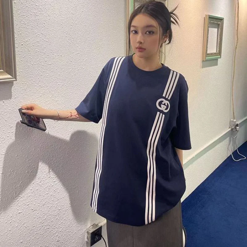 【人気商品】グッチ アディダス コピー コラボ Tシャツ guo60619