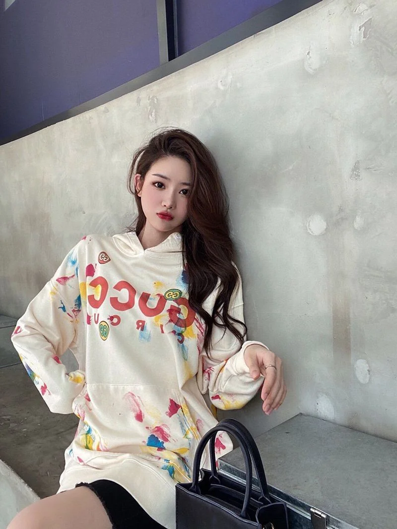 人気急上昇 グッチ フーディ コピートップス ダブルG スター 長袖 男女 プレタ 新作 guo82309