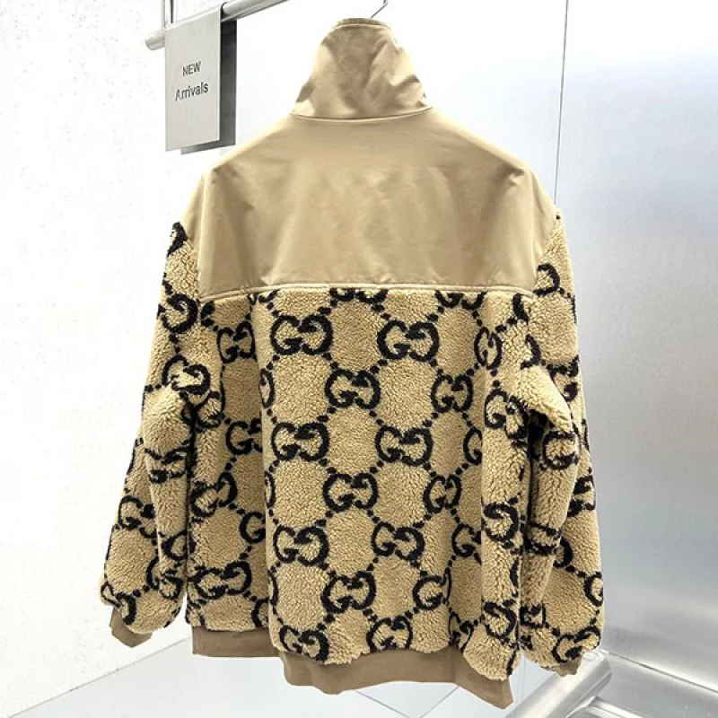 人気急上昇グッチ マキシGG ウールジャージー ジャケット コピー gup55736