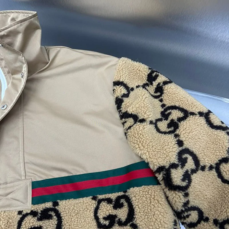人気急上昇グッチ マキシGG ウールジャージー ジャケット コピー gup55736