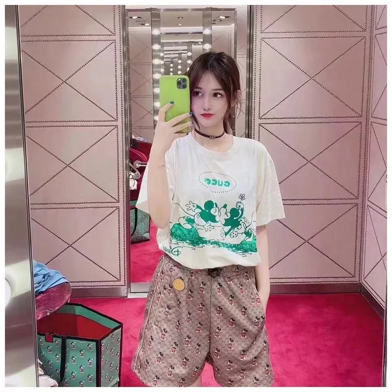 ☆超人気☆グッチ コットン Tシャツ 偽物 半袖 ロゴ gup75443