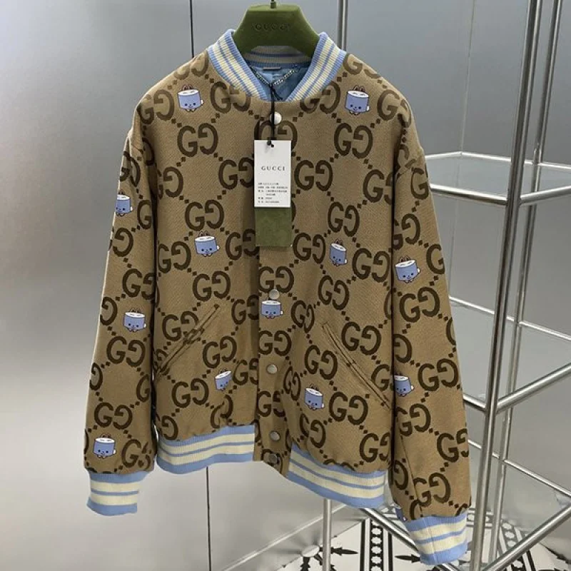 人気No1 グッチ コラボ ジャケット ベースボールジャージ コピー gup84014