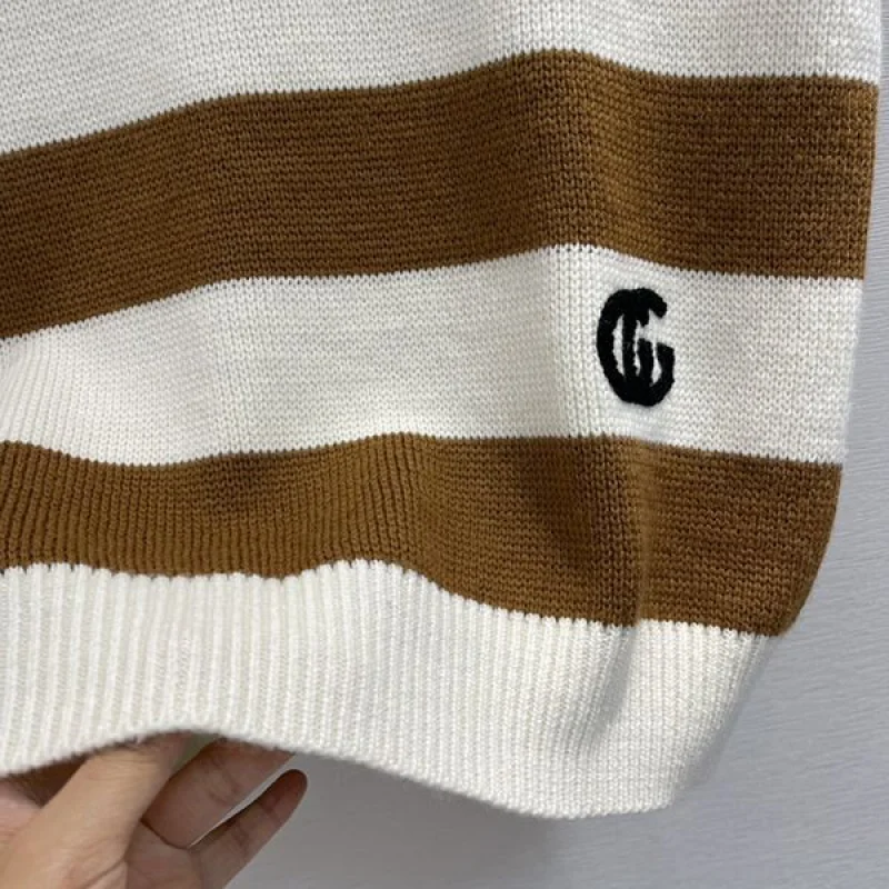 争奪戦 グッチコットン ニット Tシャツ 偽物 guq40359