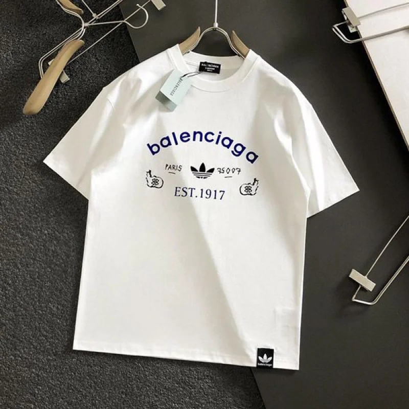 超希少!グッチ x バレンシアガ 偽物 コラボ 半袖Tシャツ 2色 gur01192