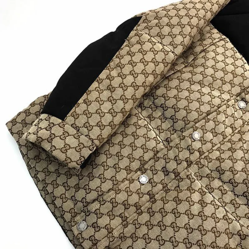 日本未入荷コラボ★ノースフェイス×グッチ スーパーコピー GGモノグラムダウンジャケット gur22252