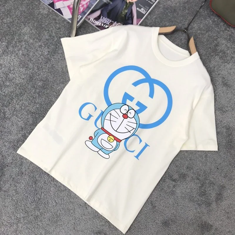大人気!グッチxドラえもん コピー★コラボ★オーバーサイズ Tシャツ gur56176