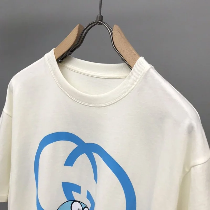 大人気!グッチxドラえもん コピー★コラボ★オーバーサイズ Tシャツ gur56176