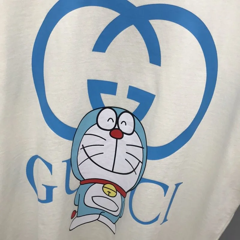 大人気!グッチxドラえもん コピー★コラボ★オーバーサイズ Tシャツ gur56176