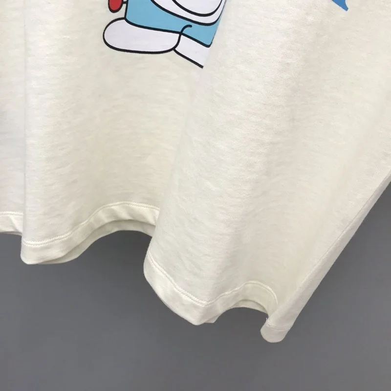 大人気!グッチxドラえもん コピー★コラボ★オーバーサイズ Tシャツ gur56176