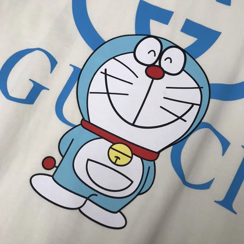 大人気!グッチxドラえもん コピー★コラボ★オーバーサイズ Tシャツ gur56176