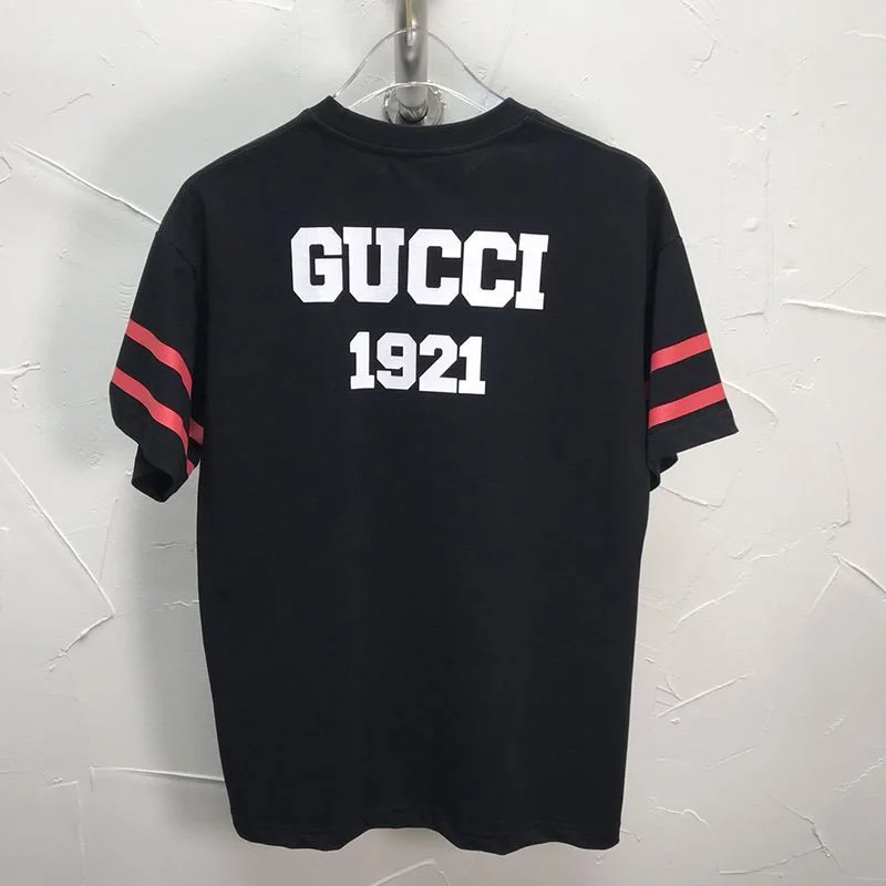 春もの新作100周年記念★グッチ★Tシャツ コピー コットン クルーネック ストライプ gur59948
