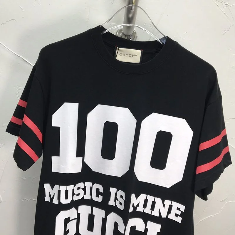 春もの新作100周年記念★グッチ★Tシャツ コピー コットン クルーネック ストライプ gur59948