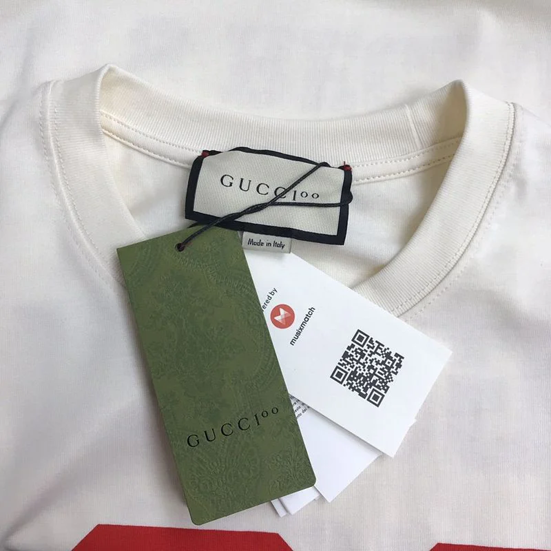 ★日本!!人気!100周年記念★グッチ★Tシャツ コピー コットン クルーネック ストライプ gur83366