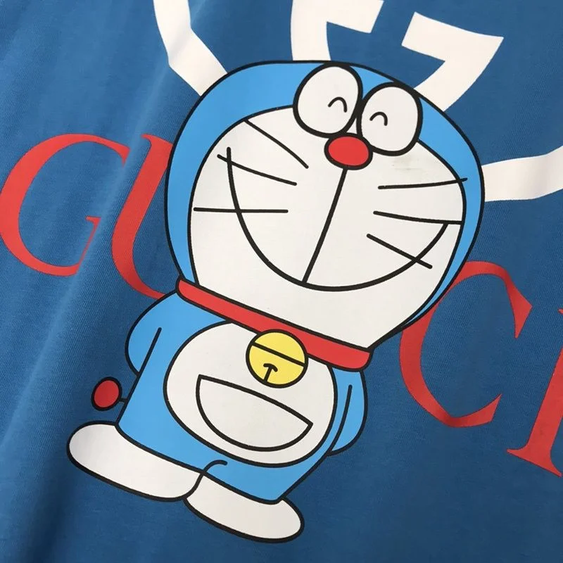 世界中で大人気♪グッチxドラえもん 偽物★コラボ★オーバーサイズ Tシャツ gut14628