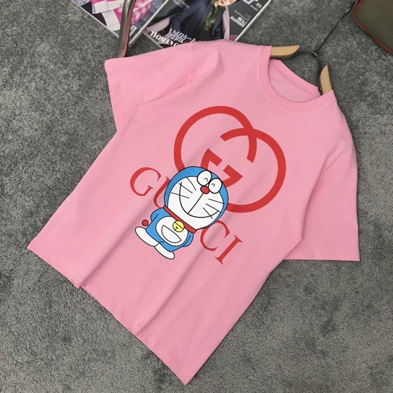 可愛い グッチxドラえもん コピー★コラボ★オーバーサイズ Tシャツ guu30014