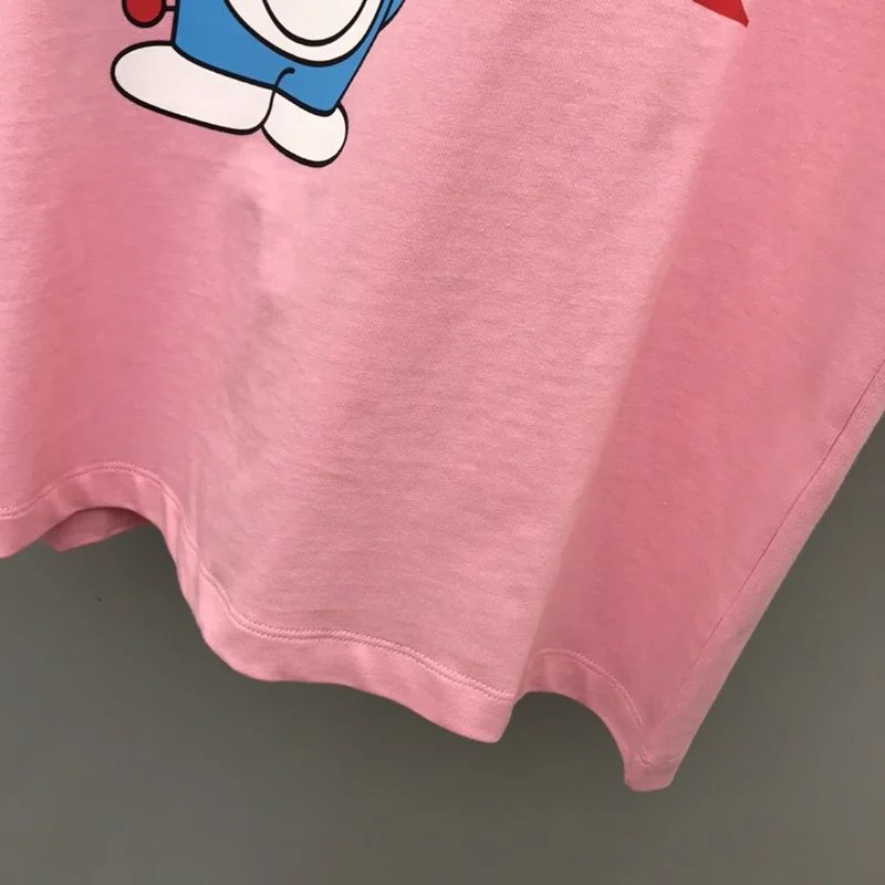 可愛い グッチxドラえもん コピー★コラボ★オーバーサイズ Tシャツ guu30014