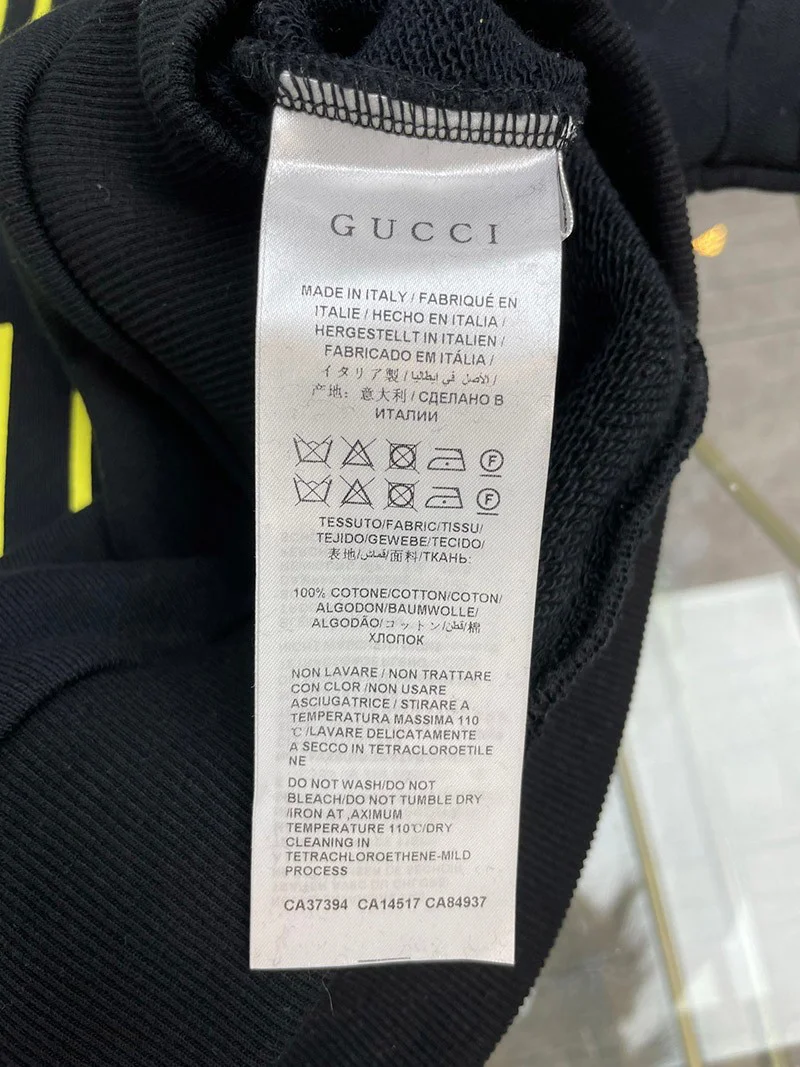 追跡付き発送 グッチ 100周年記念 偽物 コットン スウェットシャツ guu40532