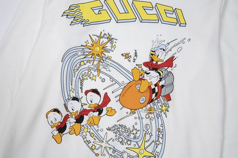 ☆超人気☆DISNEYx グッチ 偽物 ドナルドウェットシャツ guu70242