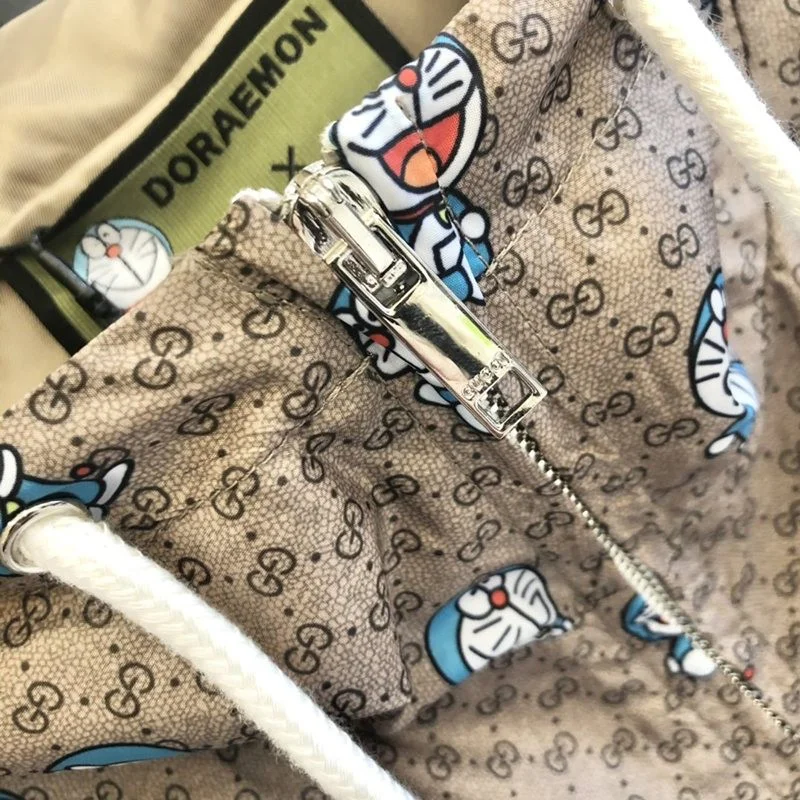 大人気!!新色 DORAEMON x グッチ コラボ★ナイロン GG ジャケット 偽物 guu79217