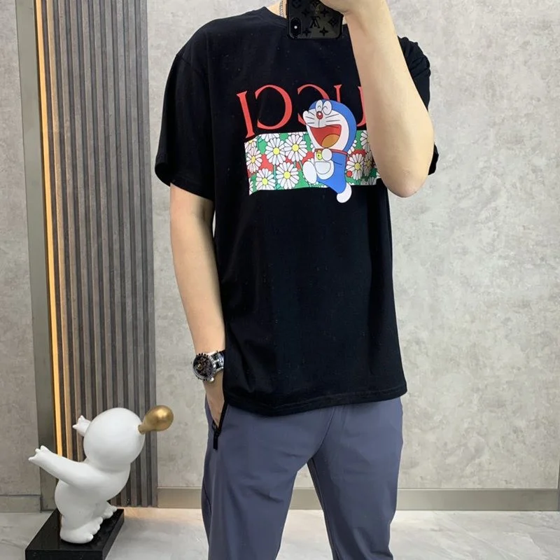 入手困難グッチxドラえもん コピー★コラボ★オーバーサイズ Tシャツ guv57117