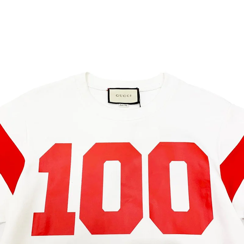 【日本未発売】【100周年記念】グッチ ◇ コットン スウェット コピー シャツ gux63037