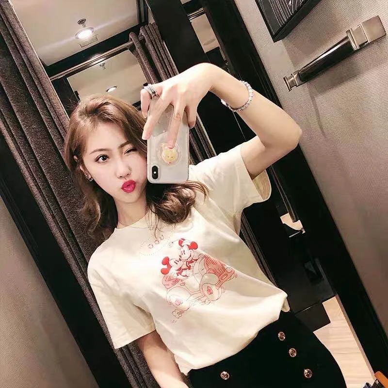 欲しい♡超限定♪グッチ コットン Tシャツ コピー 半袖 ロゴ gux71179