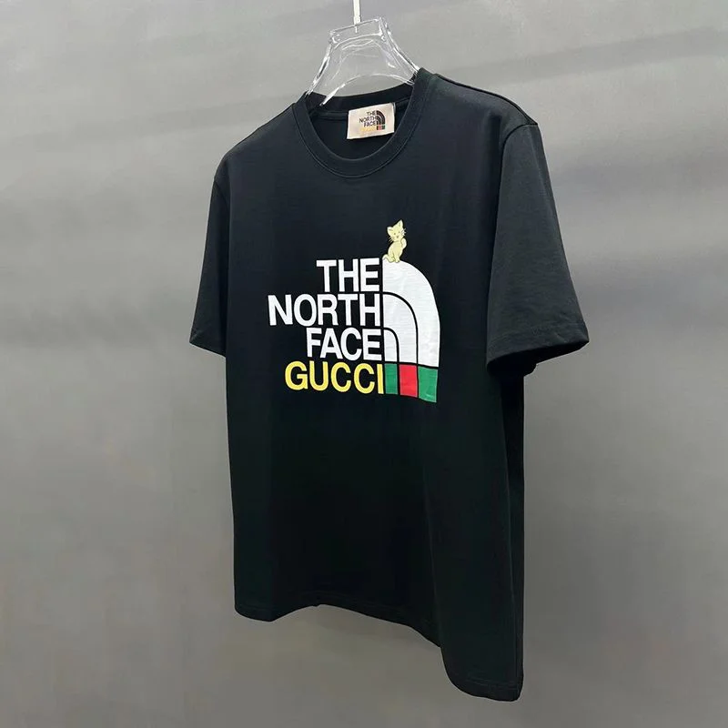 セール新作グッチ x ノースフェイス 偽物 コラボ 半袖Tシャツ guy30492