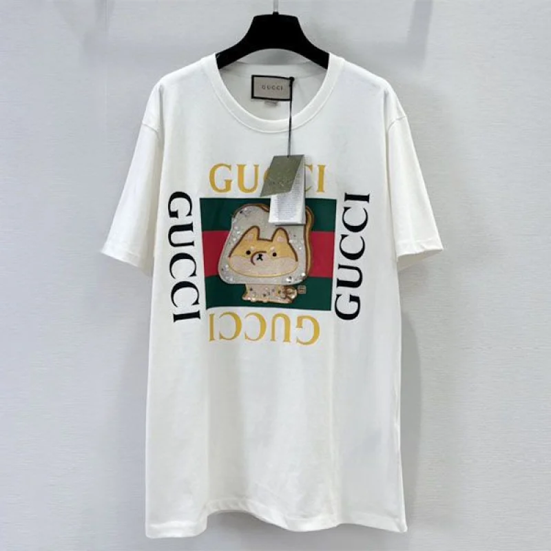 大人気!グッチ Kawaii ヴィンテージロゴ プリント Tシャツ 偽物 guy35171