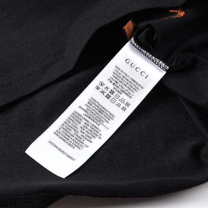 春もの新作バレンシアガ×グッチ 偽物 ブラック ロゴ Tシャツ guz47800