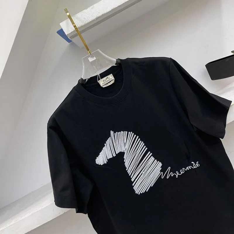 人気急上昇 エルメス マキシカルトゥーシュ 半袖Tシャツ 偽物 era31070