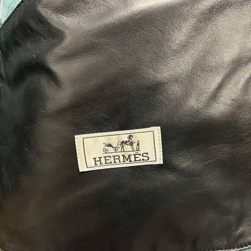 エルメスブランド アビエイター風レザージャケット 偽物 erh34841
