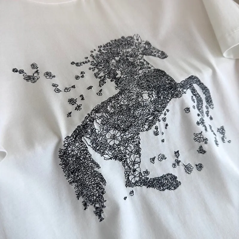 エルメス 馬柄 Tシャツ 偽物N級品 erj96464